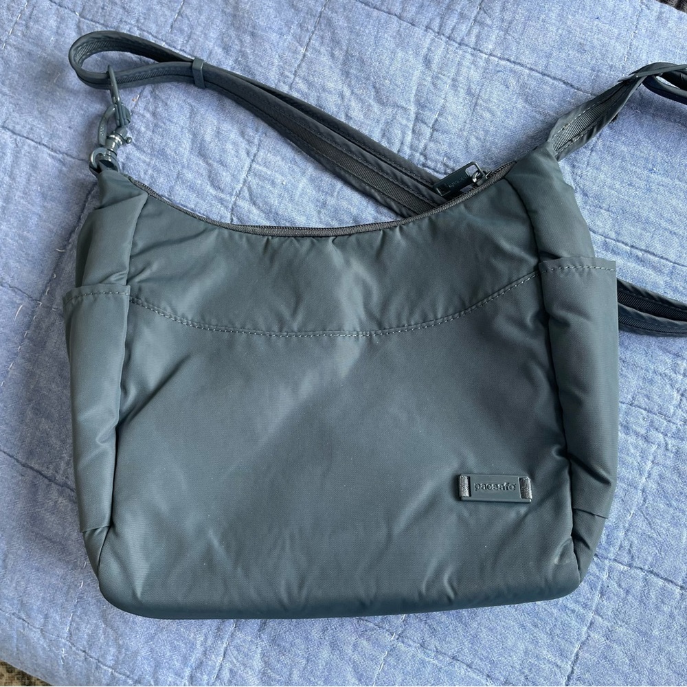PacSafe Exomesh Purse - Blue- Anti-theft Technology